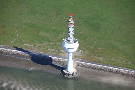Luftaufnahme Radarturm