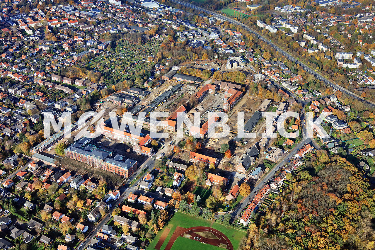 Kaserne Donnerschwee Baustelle Luftbild