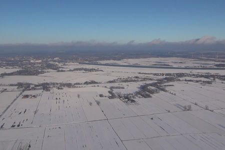 Luftaufnahme Schnee