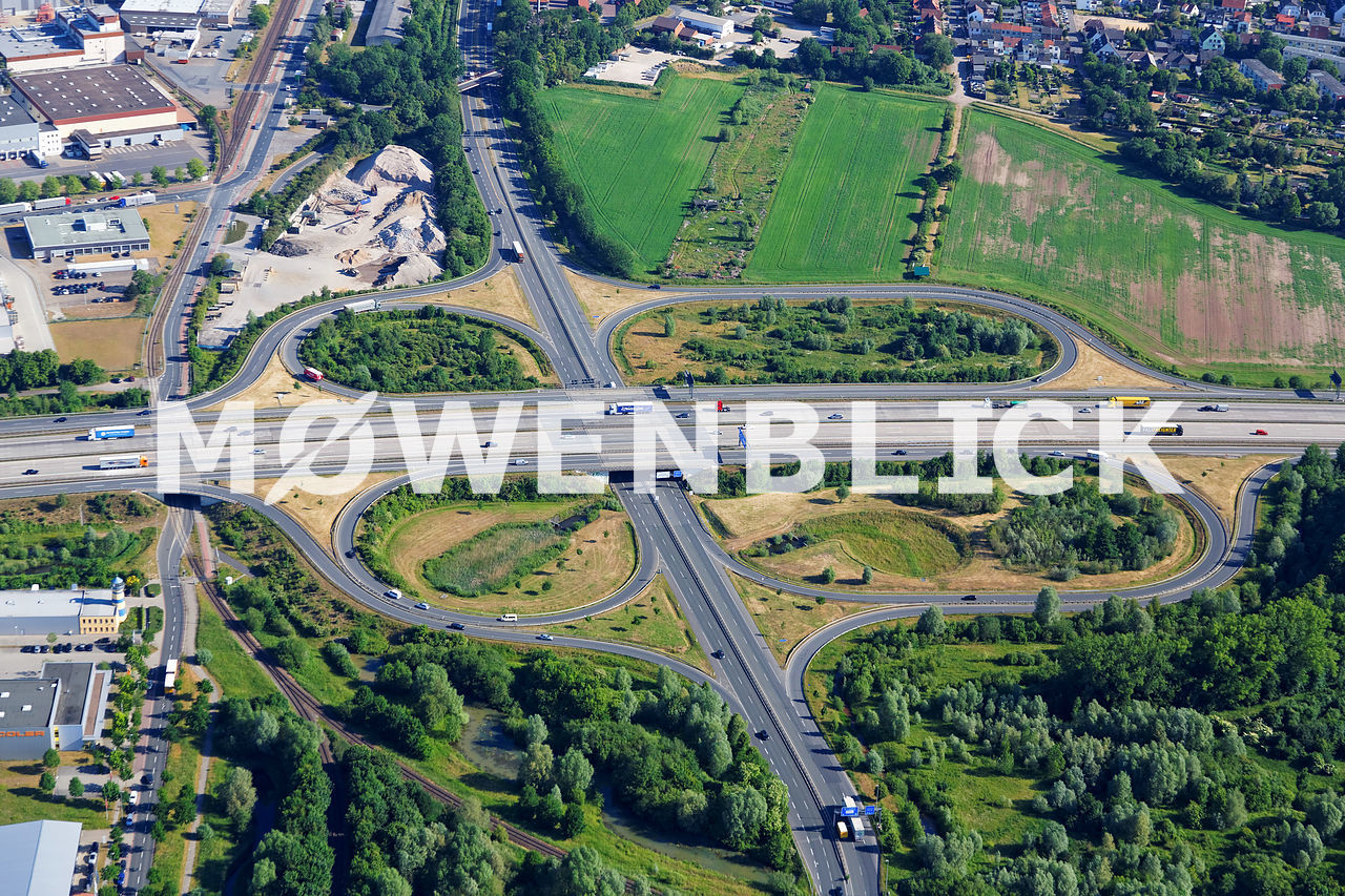 Autobahnkreuz Hemelingen Luftbild