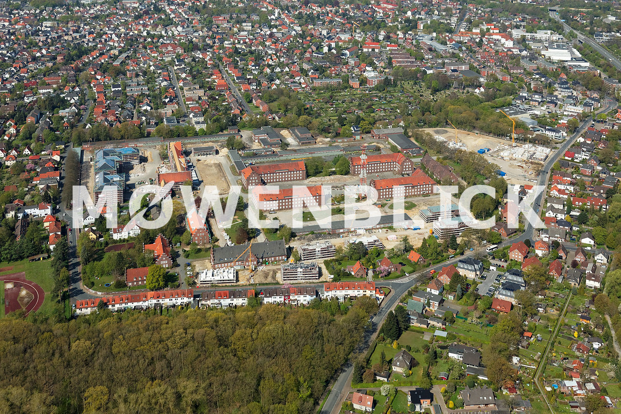 Donnerschwee Kaserne Baustellen Luftbild