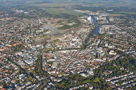 Luftaufnahme Gesamtansicht Innenstadt