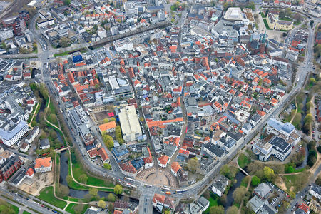 Luftaufnahme Die Innenstadt
