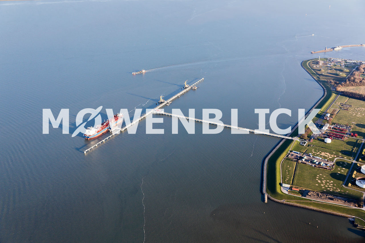 Der Ölhafen Luftbild