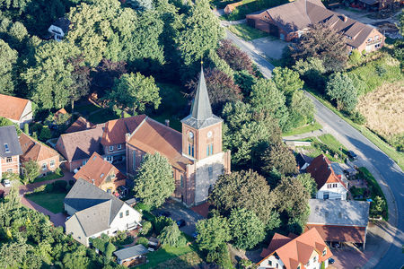 Luftaufnahme St.-Marien-Kirche
