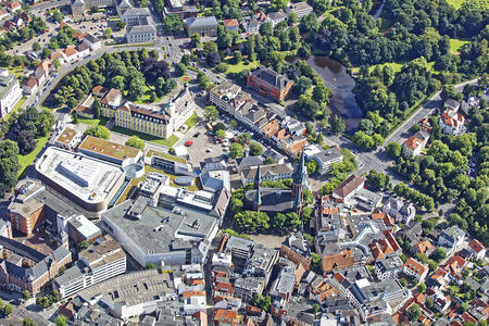Luftaufnahme Oldenburg Innenstadt Nikolaiviertel