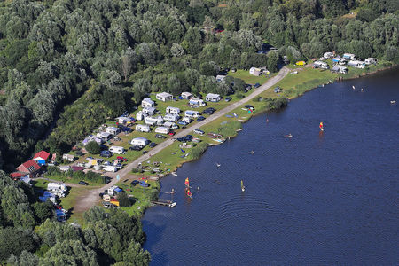 Luftaufnahme Camping
