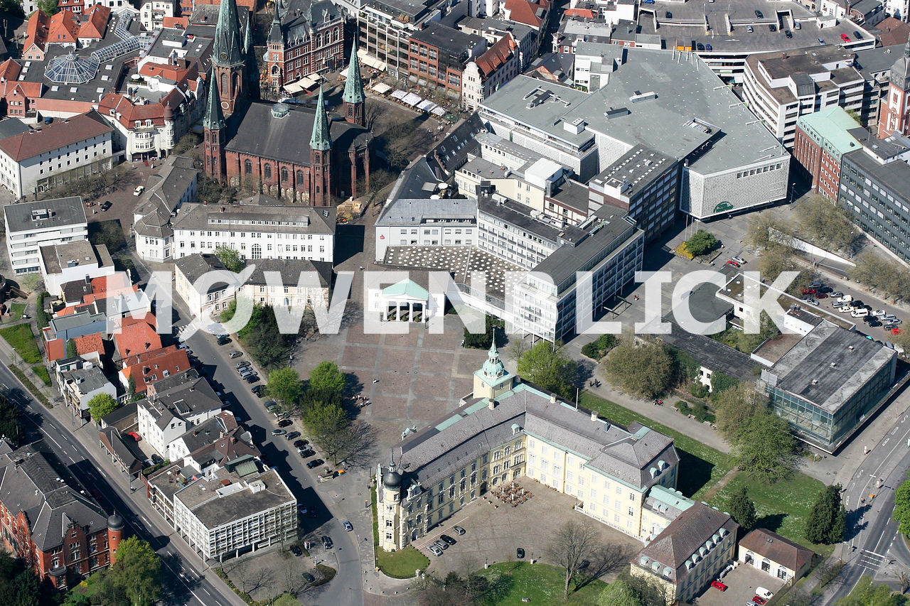 Schlossplatz Luftbild