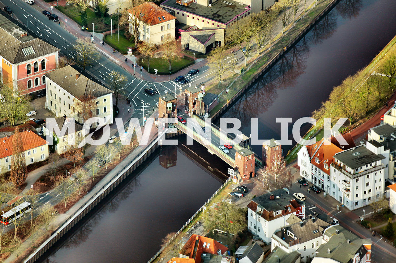 Cäcilienbrücke Luftbild